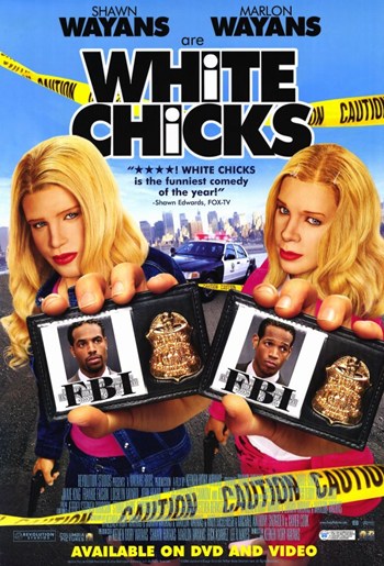 White Chicks Movie Poster Print showcasing comedy and pop culture.
