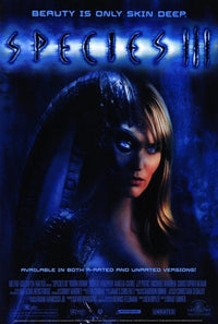 Species 3 Movie Poster Print showcasing suspenseful sci-fi visuals.