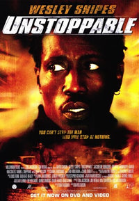 Unstoppable Movie Poster Print showcasing dynamic action scene.