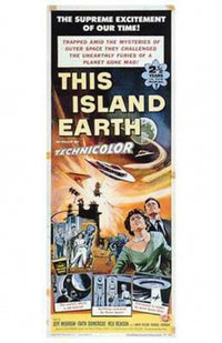 This Island Earth Movie Poster Print showcasing classic sci-fi imagery