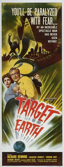 Target Earth Movie Poster - Sci-Fi Classic Art Print
