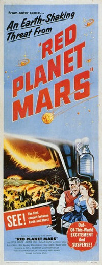 Red Planet Mars Movie Poster Print showcasing vibrant colors and details.