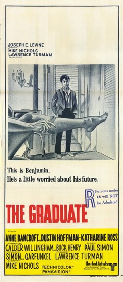 The Graduate Movie Poster Print showcasing classic film art.