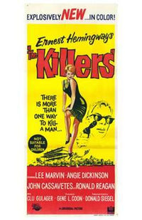 The Killers Movie Poster Art Print featuring vibrant design and iconic imagery.