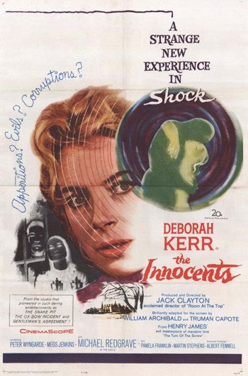 The Innocents Movie Poster Print showcasing chilling art.