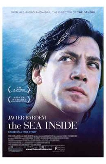 The Sea Inside Movie Poster Print showcasing emotional cinematic art.