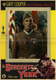 Sergeant York Movie Poster Print showcasing classic war film art.