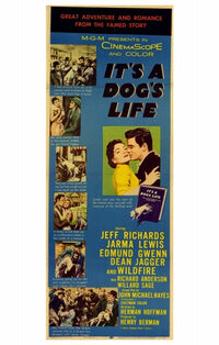 It's a Dog's Life Movie Poster featuring a charming dog theme.