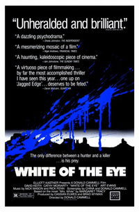 White of the Eye Movie Poster Print featuring striking cinematic imagery.