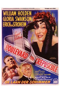 Sunset Boulevard Movie Poster Print capturing classic Hollywood cinema