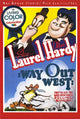 Way Out West Movie Poster Print showcasing classic western imagery.
