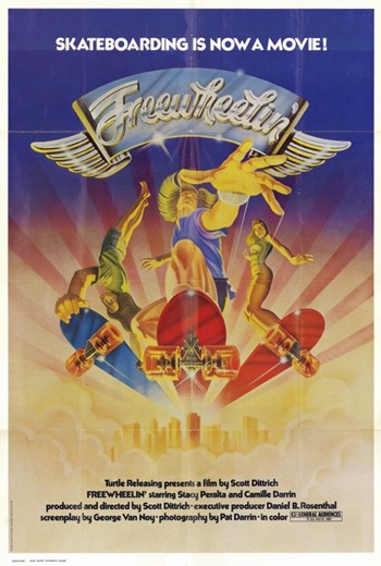 Freewheeling Movie Poster Print showcasing vibrant colors and dynamic design.