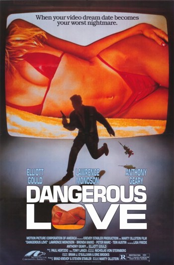 Dangerous Love Movie Poster Print showcasing a classic love story theme.