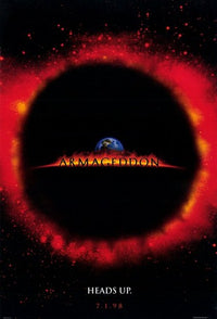 Armageddon Movie Poster Print showcasing thrilling cinematic moments.