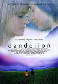 Dandelion Movie Poster featuring whimsical dandelion artwork.