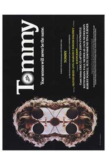 Tommy Movie Poster showcasing vibrant artwork from the classic film.
