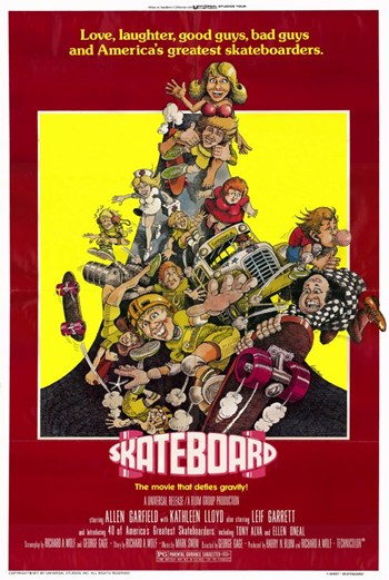 Skateboard Movie Poster Print showcasing vibrant skate culture.
