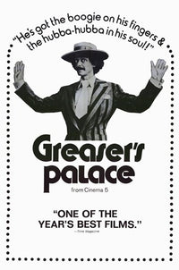 Greaser's Palace Movie Poster Print showcasing vibrant colors and unique design.