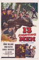 13 Fighting Men Movie Poster showcasing action and adventure.