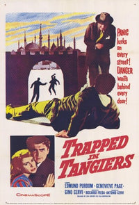 Trapped in Tangiers Movie Poster Print featuring vibrant colors and captivating design.