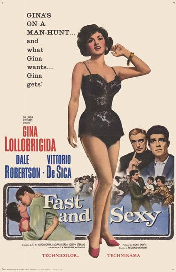 Fast and Sexy Movie Poster Print showcasing vibrant design