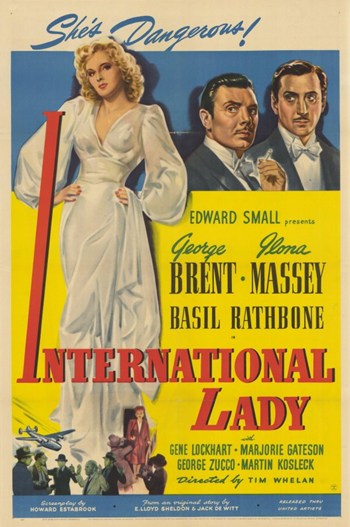 International Lady Movie Poster Print showcasing classic cinema art.