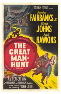The Great Manhunt Movie Poster Print showcasing thrilling artwork.