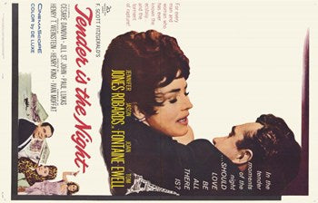 Tender is the Night Movie Poster Print in 11x17 size