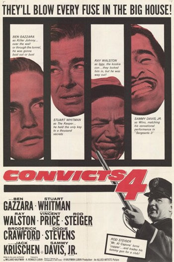 Convicts Four Movie Poster Print showcasing dramatic film art.