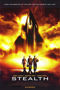 Stealth Movie Poster Print showcasing action and technology.