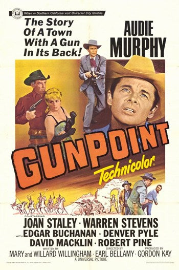 Gunpoint Movie Poster Print showcasing thrilling cinematic art.