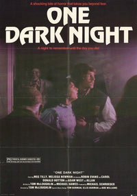 One Dark Night Movie Poster Print showcasing suspenseful design.