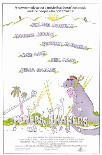 Movers and Shakers Movie Poster print featuring vibrant colors and dynamic design.