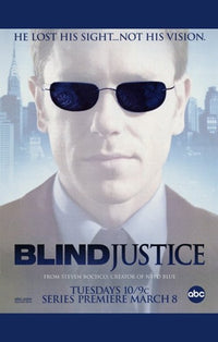 Blind Justice Movie Poster Print showcasing courtroom drama.