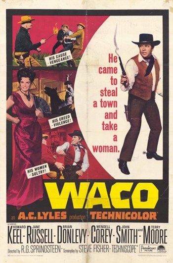 Waco Movie Poster Print showcasing intense historical imagery.