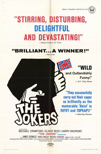 The Jokers movie poster print showcasing vibrant colors and dynamic imagery.