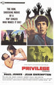 Privilege Movie Poster Print showcasing vibrant colors and design.