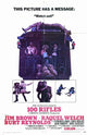 100 Rifles Movie Poster Print showcasing iconic film imagery.