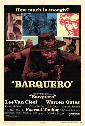 Barquero Movie Poster featuring vibrant cinematic artwork.