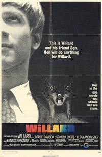 Willard Movie Poster Print showcasing horror film art.