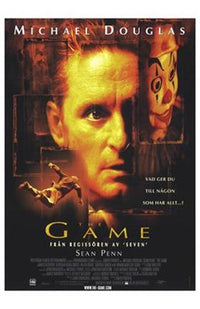 The Game Movie Poster Print - Thrilling cinematic artwork