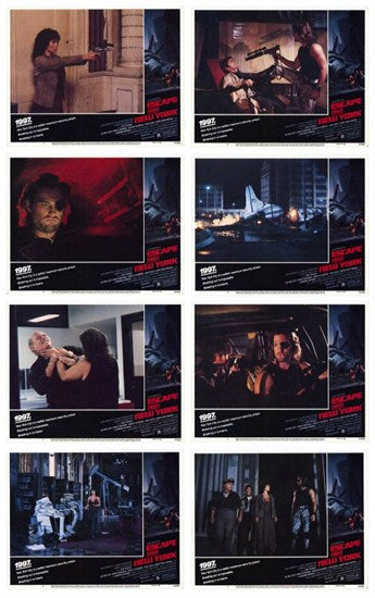 Escape from New York Movie Poster Print featuring iconic film imagery.