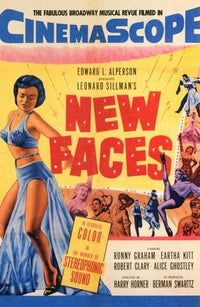 New Faces Movie Poster Print showcasing modern cinema themes.