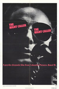 The Night Caller Movie Poster Print featuring suspenseful imagery.