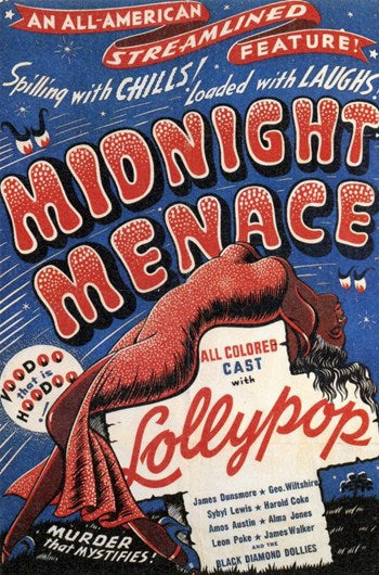 Midnight Menace Movie Poster Print showcasing suspenseful artwork.