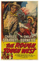 Rough Tough West Movie Poster Print showcasing classic Western theme.