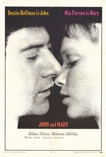 John and Mary Movie Poster Print showcasing emotional depth and cinematic artistry.