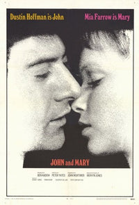 John and Mary Movie Poster Print showcasing emotional depth and cinematic artistry.