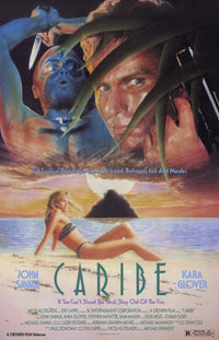 Caribe Movie Poster Print showcasing vibrant colors and adventure.