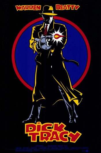 Dick Tracy Movie Poster Print featuring classic character artwork.